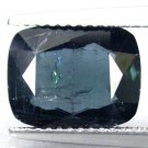 3.37 CT.Natural Cushion 8.5*11mm Intense Blue Nigeria Indicolite Tourmaline 彩藍色碧璽