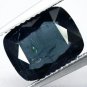 3.37 CT.Natural Cushion 8.5*11mm Intense Blue Nigeria Indicolite Tourmaline 彩èè²ç¢§ç½