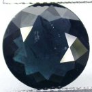 3.52 CT.Natural Round 10.3 mm. Intense Pure Blue Indicolite Tourmaline Gem 彩藍色碧璽
