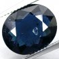 6.02 CT.Natural Oval 11*13.5 mm. Intense Pure Blue Indicolite Tourmaline &aring;&frac12;&copy;&egrave;��&egrave;�&sup2;&ccedil;&cent;&sect;&ccedil;�&frac12;