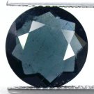 2.94 CT.Natural Round 10 mm. Nigeria Pure Blue Indicolite Tourmaline 彩藍色碧璽 Gems