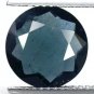 2.94 CT.Natural Round 10 mm. Nigeria Pure Blue Indicolite Tourmaline 彩藍色碧璽 Gems