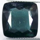 7.82 CT.Natural Cushion 12.5 mm. Intense Pure Blue Indicolite Tourmaline 彩藍色碧璽