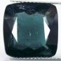 7.82 CT.Natural Cushion 12.5 mm. Intense Pure Blue Indicolite Tourmaline 彩藍色碧璽