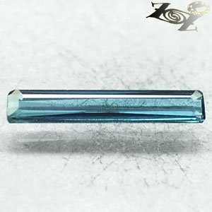 VVS Natural Rectangular 3*17 mm. Intense Blue Indicolite Tourmaline 1 CT.Gems