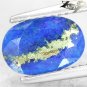 Natural Oval 6.5*9.5mm Gold Pyrite Matrix Path Blue Africa Lapis Lazuli 1.76 Ct.
