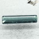 Natural Rectangular 3.5*14 mm. Blue Nigeria Indicolite Tourmaline 1.13 CT.Gems