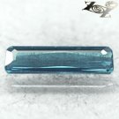 VVS Natural Rectangular 3*12 mm. Blue Nigeria Indicolite Tourmaline 0.92 CT.Gems