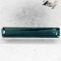 VVS 1 Natural Rectangular 3*16 mm. Nigeria Blue Indicolite Tourmaline 1.12 CT.