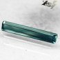 VVS 1 Natural Rectangular 3*16 mm. Nigeria Blue Indicolite Tourmaline 1.12 CT.