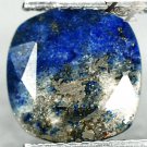 2.8 Ct.Rare Natural Cushion Gold Pyrite Matrix Azure Blue Africa Lapis Lazuli Gems