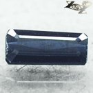 VVS 1 Natural Rectangular 4*8.5mm. Blue Violet Nigeria Seberite Tourmaline 0.9CT