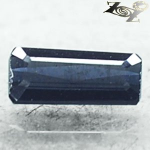 VVS 1 Natural Rectangular 4*8.5mm. Blue Violet Nigeria Seberite Tourmaline 0.9CT