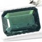Natural Emerald 5*7.5 mm. Nigeria Blue Indicolite Tourmaline 0.83 CT.Gemstones