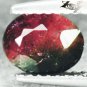 Natural Oval 6*7.5 mm Intense Pink Green Bi Color Liddicoatite Tourmaline 1.04 CT