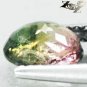 Natural Oval 6*7 mm. Pink Green Nigeria Bi Color Liddicoatite Tourmaline 1.14 CT