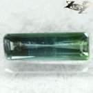 VVS Natural Rectangular 4*12 mm. Green Violet Blue Tri Color Tourmaline 1.44 CT.
