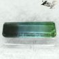 VVS Natural Rectangular 4*12 mm. Green Violet Blue Tri Color Tourmaline 1.44 CT.