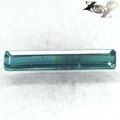 Natural Rectangular 3*16.5 mm. Green Blue Zone Bi Color Tourmaline 1.33 CT.Gem