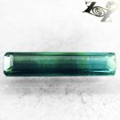 Natural Rectangular 4*15 mm. Green Violet Blue Tri Color Tourmaline 1.45 CT.Gems