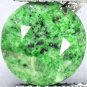 3.16 CT.Natural Round 8.7 mm. Black Path Gold Pyrite Crystal Matrix Maw Sit Sit