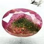 Natural Oval 6*8 mm. Green Pink Zone Bi Color Liddicoatite Tourmaline 1.36 CT.