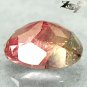 Natural Oval 6*7.5 mm. White Pink Bi Color Liddicoatite Tourmaline 1.28 CT.Gems