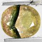 Natural Oval 6*7.5 mm. Black Layer Green Pink Liddicoatite Tourmaline 1.32 CT.