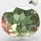 2.21 CT.Natural Oval 7*9 mm. Green Pink Bi Color Nigeria Liddicoatite Tourmaline
