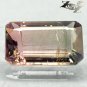 2.12 CT.Natural Emerald 6.5*10 mm. Green Yellow Pink Liddicoatite Tourmaline Gem