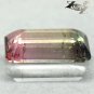 2.12 CT.Natural Emerald 6.5*10 mm. Green Yellow Pink Liddicoatite Tourmaline Gem