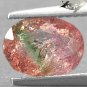 Natural Oval 7*9 mm.Green yellow Pink Tri Color Liddicoatite Tourmaline 1.87 CT.