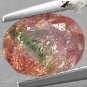 Natural Oval 7*9 mm.Green yellow Pink Tri Color Liddicoatite Tourmaline 1.87 CT.