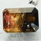 4.76 CT.Natural Emerald 8*11mm Yellow Green Pink Tri Clr Liddicoatite Tourmaline
