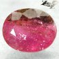 2.1 CT.Natural Oval 7*9 mm. Intense Pink Green Bi Color Liddicoatite Tourmaline