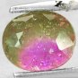 2.15 CT.Natural Oval 7*8 mm. Green Pink Bi Color Liddicoatite Tourmaline Gems
