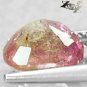 2.15 CT.Natural Oval 7*8 mm. Green Pink Bi Color Liddicoatite Tourmaline Gems