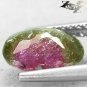 Natural Oval 7*8.5 mm. Pink Green Crystal White Liddicoatite Tourmaline 1.37 CT.