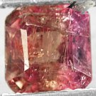 Firely Natural Emerald 5.5 mm. Pink Brown Orange Liddicoatite Tourmaline 1.1 Ct.