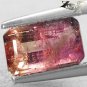 Natural Emerald 5.5*9 mm. Yellow Pink Bi Color Liddicoatite Tourmaline 1.83 Ct.
