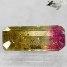 Natural Emerald 4.5*10 mm. Tri Color Nigeria Liddicoatite Tourmaline 1.12 Ct.Gem
