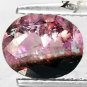 Natural Oval 6*8 mm. Pink Black White Tri Color Liddicoatite Tourmaline 1.27 Ct.