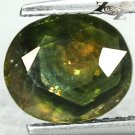 2.48 Ct.Natural Oval 7.5*9 mm. Rainbow spark Hexagon color Green Tourmaline Gems
