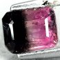 Natural Emerald 6*7 mm. Pink Green Bi Color Liddicoatite Tourmaline 1.57Ct.