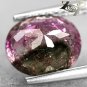 2.41 Natural Oval 8*9 mm. Pink Green Bi Color Liddicoatite Tourmaline