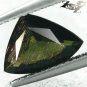 Unusual Natural Trillion Red Rutile Whole Blood Rain Verdelite Tourmaline 1.27CT