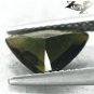 Unusual Natural Trillion Red Rutile Whole Blood Rain Verdelite Tourmaline 1.27CT