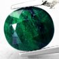 4.13 CT.Natural Oval 9*10.5 mm. Black Patch Green You Know Where Maw Sit Sit Gem