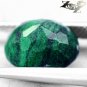 4.13 CT.Natural Oval 9*10.5 mm. Black Patch Green You Know Where Maw Sit Sit Gem