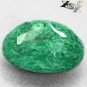 14.68 CT.Natural Oval 13.7*16.7 mm Black Spots Green You Know Where Maw Sit Sit